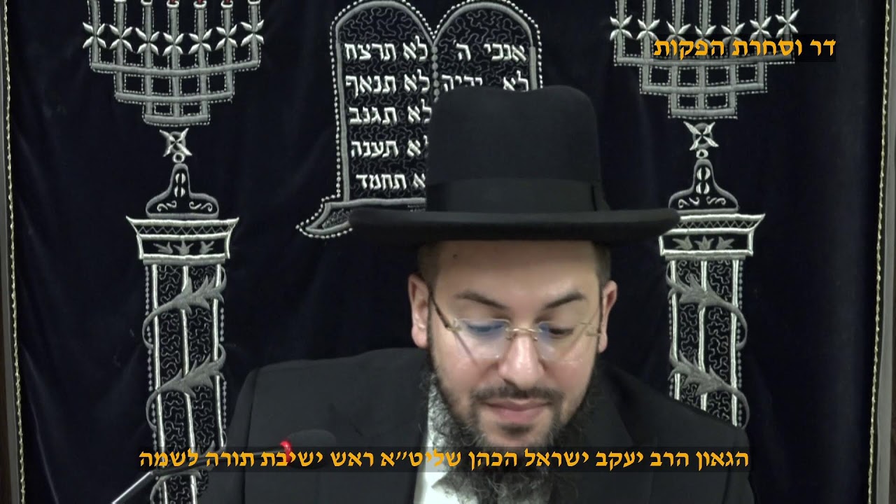 הלכות שבת - בורר וחפץ חיים שמירת הלשון  הגאון הרב יעקב ישראל הכהן שליט