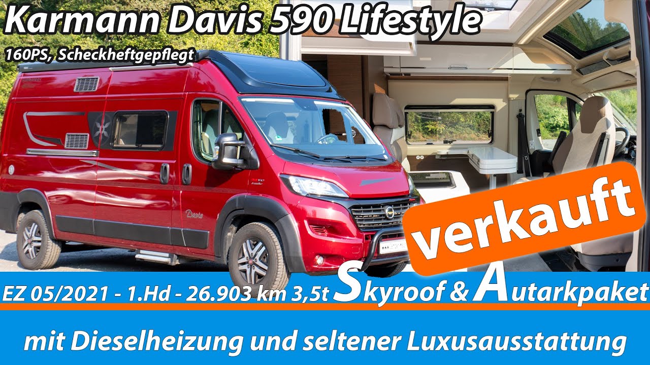 Roomtour - Campervan mit Mega Ausstattung: Karmann Davis 590 Lifestyle - Dieselheizung