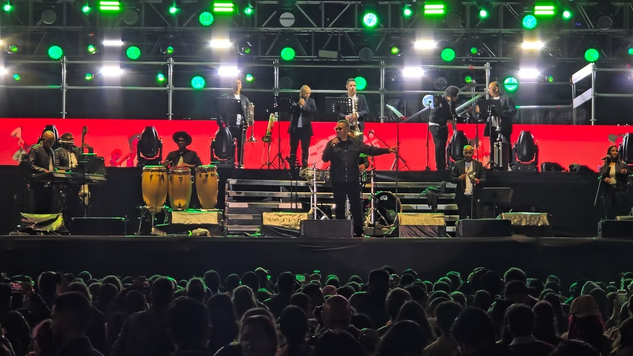 DESDE PUERTO RICO TITO NIEVES EN SALSA AL PARQUE, BOGOTÁ BAILO, CANTO Y DISFRUTO DEL CONCIERTO