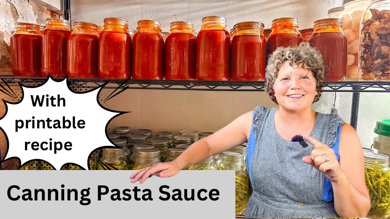 Canning Pasta Sauce, Mennonite Recipe