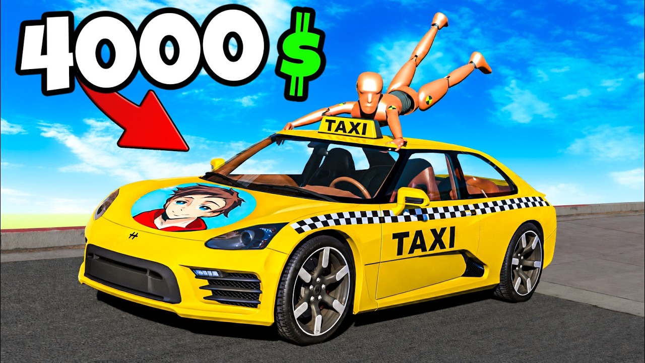 ❄️ THE WORST TAXI DRIVER IN TOWN #3 | BeamNG Drive |