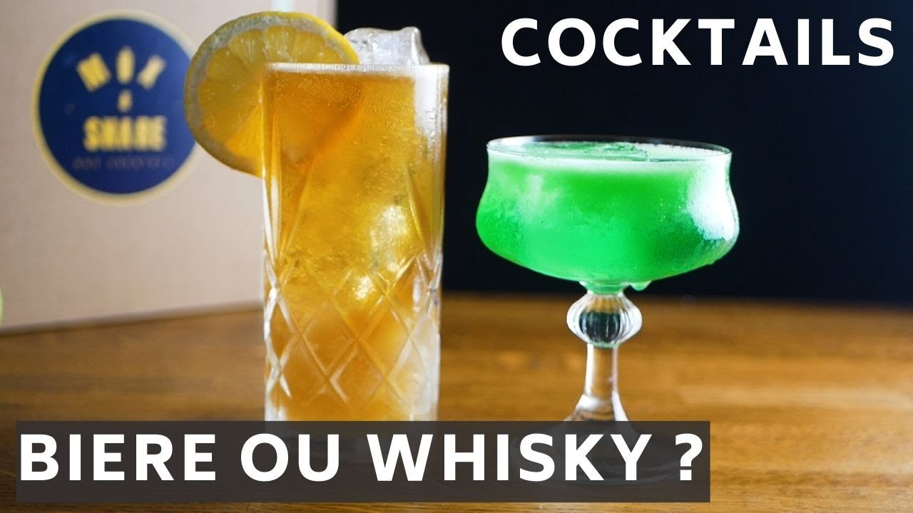 2 Cocktails à la BIERE et au WHISKY pour la ST PATRICK