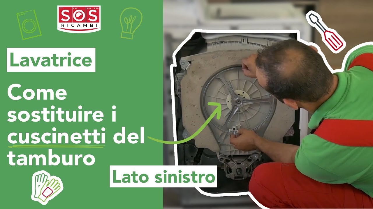 Come sostituire i cuscinetti del tamburo della lavatrice? Parte 2