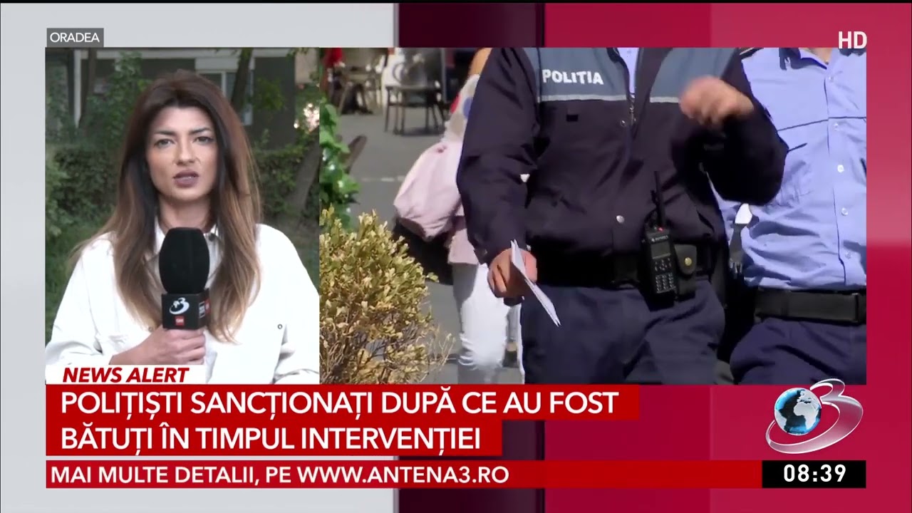Doi polițiști din Satu Mare au fost bătuți și dezarmați de doi suspecți, iar șefii le-au luat banii