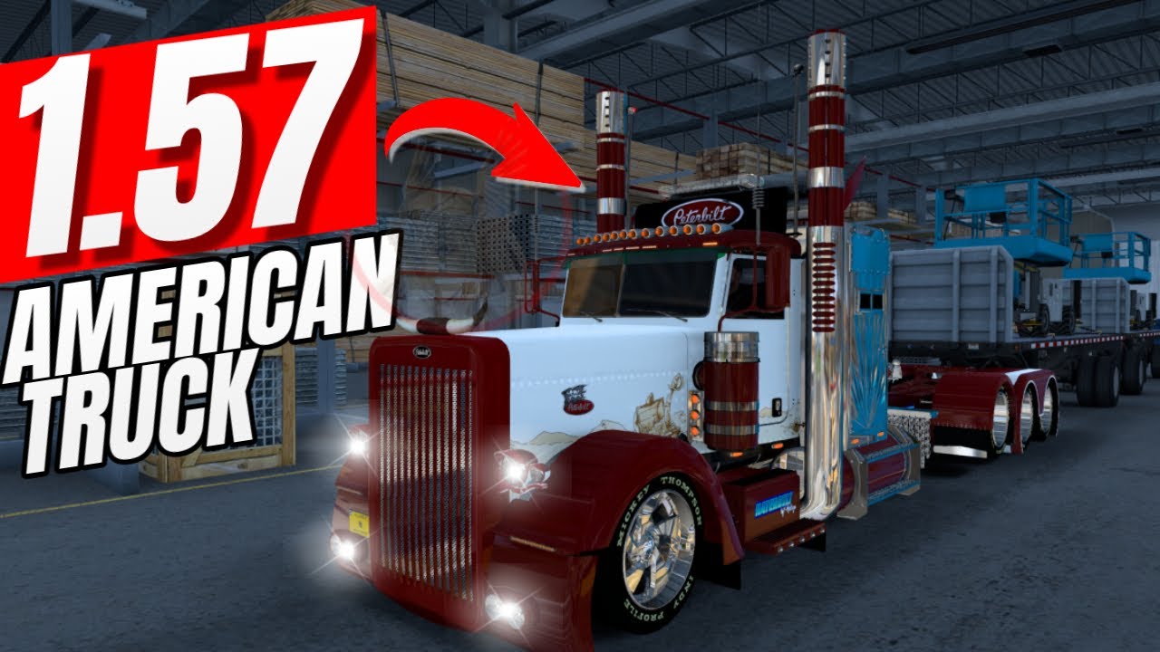 1.57 ATS GAMEPLAY - Ruta con Haterbilt Mod por American Truck Simulator
