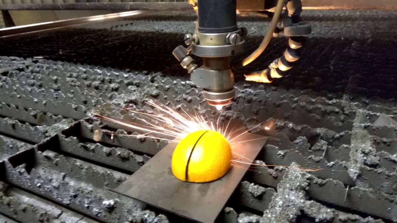 Лазер против апельсина \ Laser VS orange
