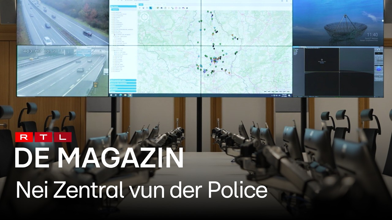 Nei Zentral vun der Police 🚨 | RTL Luxembourg
