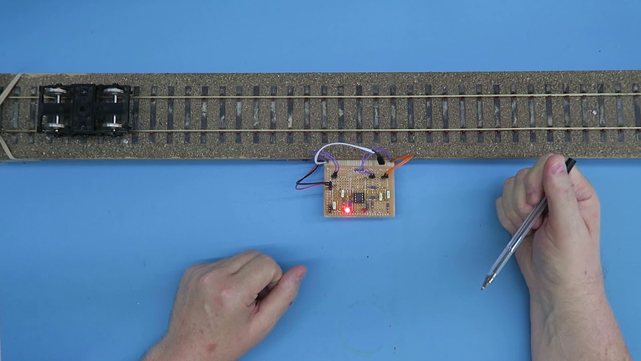 Engineering preview video – Feedback light sensor for model railways
