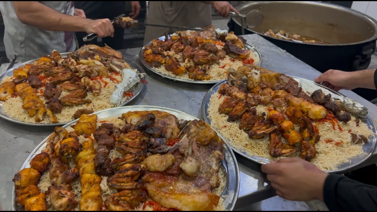 Shinwari Jongara Mix Platter, Afghani Pulao, Domba Leg + Champ, FishTikka, Patta Dana, Chicken Leg