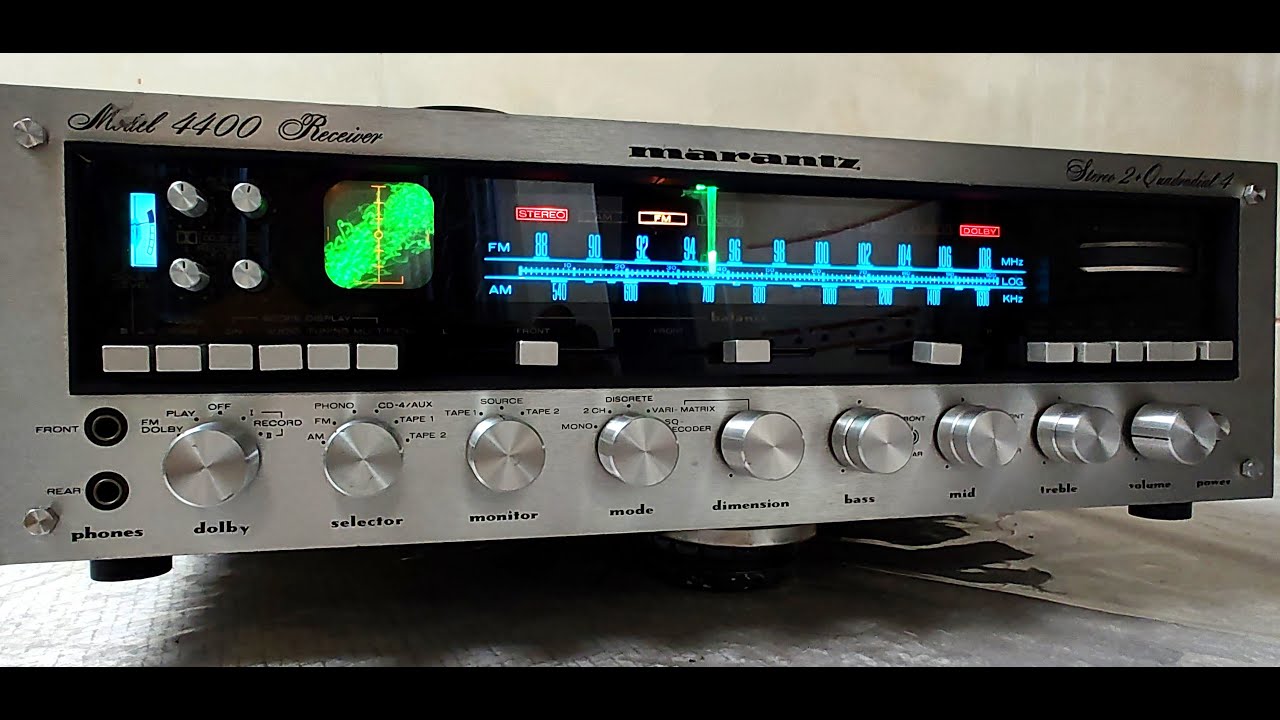 Marantz 4400 receiver, a brief audio test