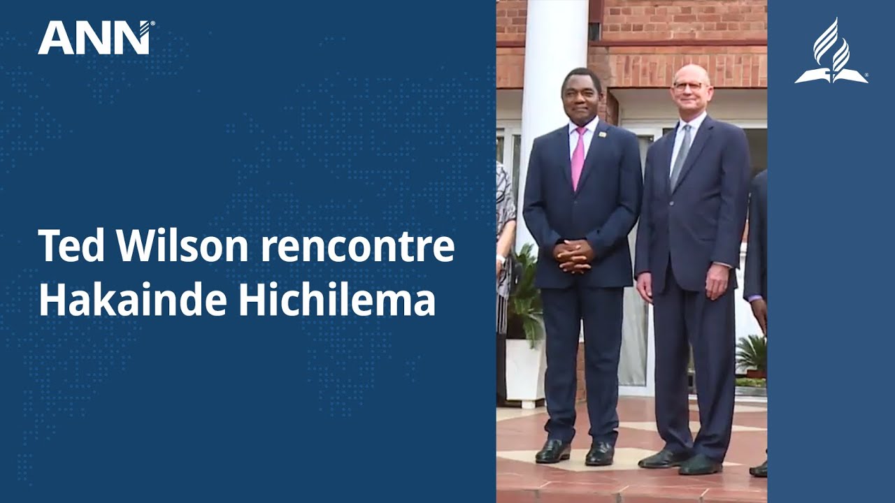 Le président de la Conférence générale Ted Wilson rencontre le président zambien Hakainde Hichilema