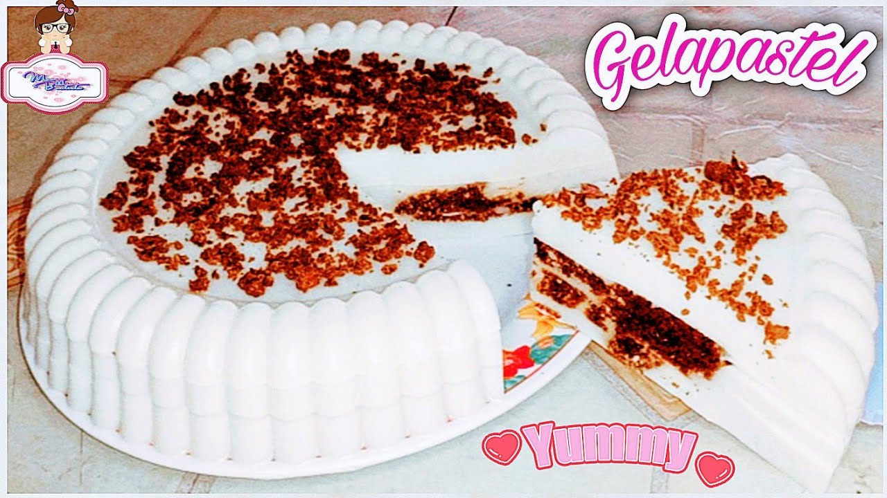 GELAPASTEL con solo 3 INGREDIENTES🎂\sin horno y SIN MOLDE\Postres sin horno
