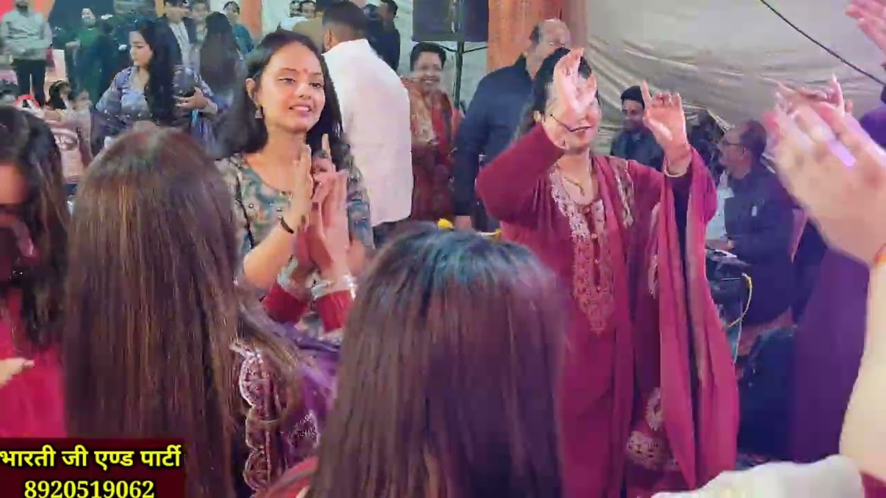 Mata ki chowki #bhartijiandparty #viral #trending jagran chowki booking 