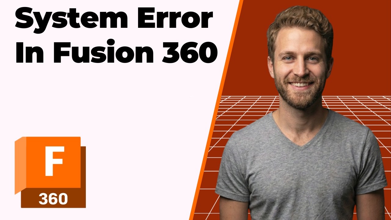 Fusion 360 System Error Fix (2026 Easy Guide)