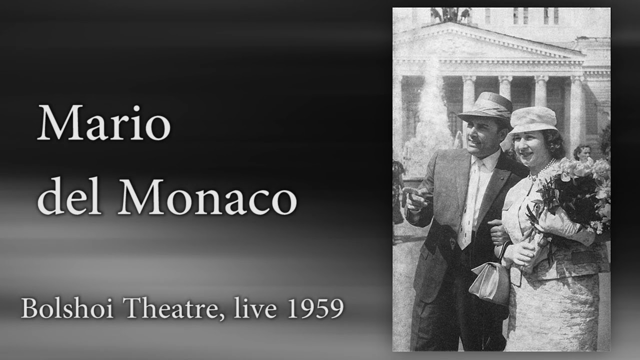 M.Del Monaco - Un grande spettacolo a ventitre ore (Pagliacci) LIVE Bolshoi 1959, USSR (HQ)
