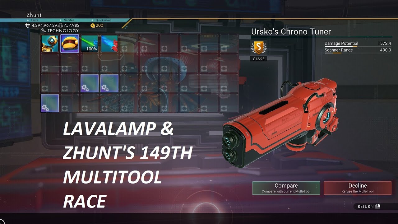 No Man's Sky - Lavalamp & Zhunt's 149th Multitool Race