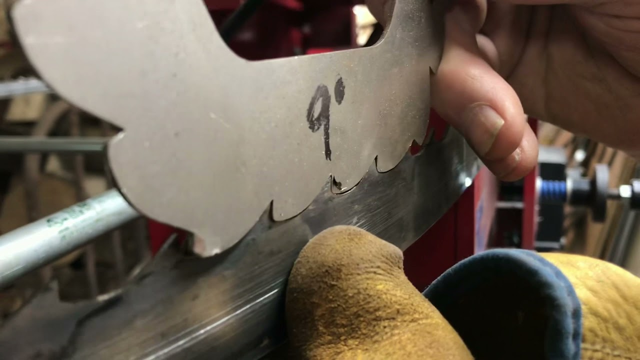 Как заточить лезвия Woodmizer