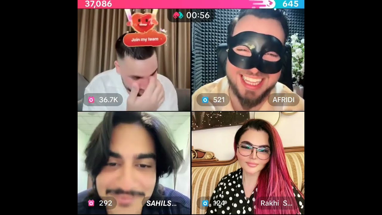 Waliuallah and Rakhi sawant and Mr jerry Sahil khokli gapshap video tar akhri ogory