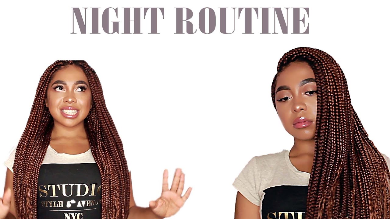 How I Sleep With Long Braids (2 Comfortable Ways) | BOX BRAID SERIES PT. 3