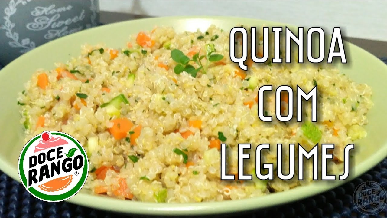 Quinoa com legumes - Canal Doce Rango