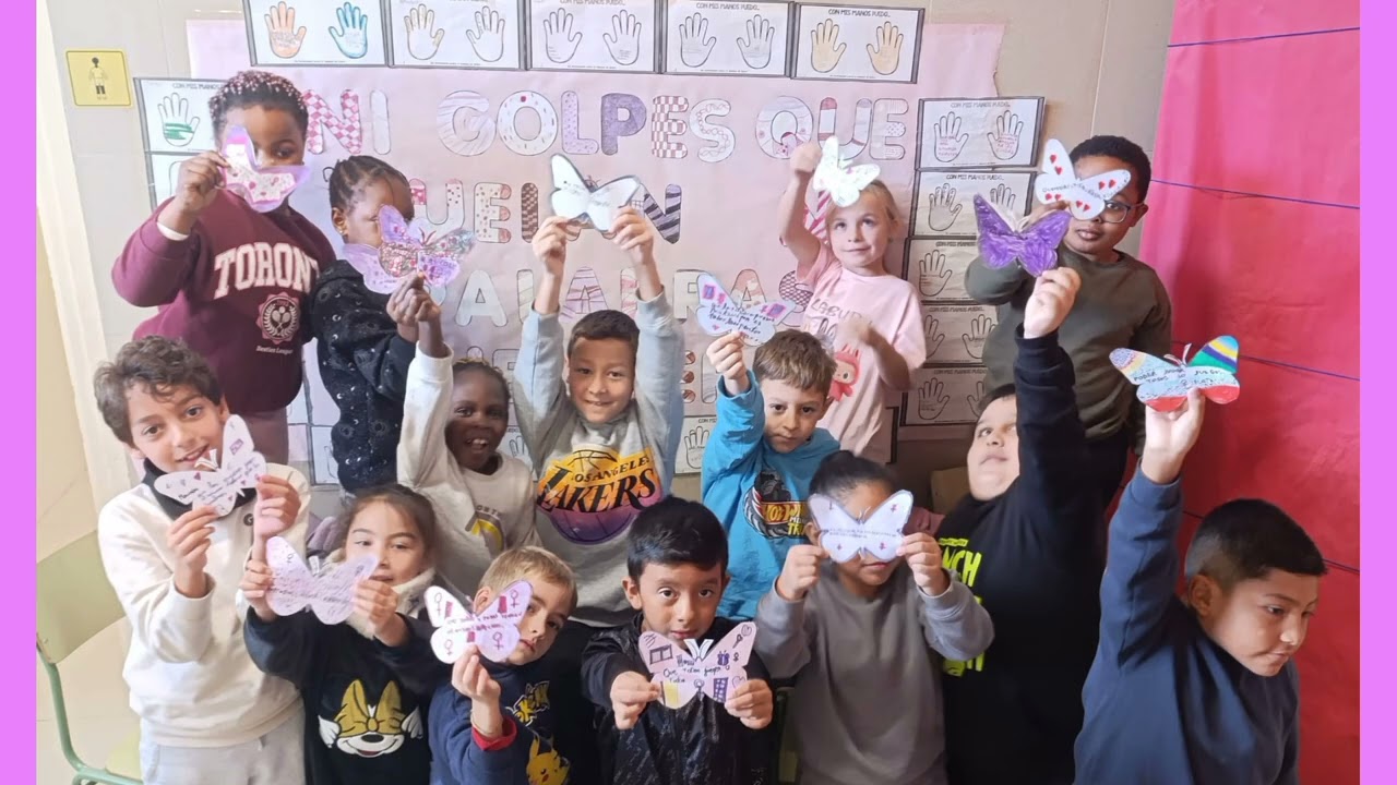 Actos escolares del 25N de 2025.