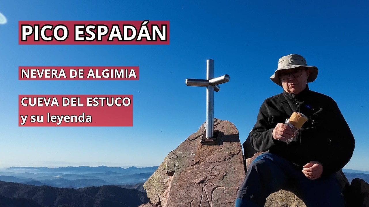 R013 Pico Espadán desde la Nevera de Algimia. Cueva del Estuco