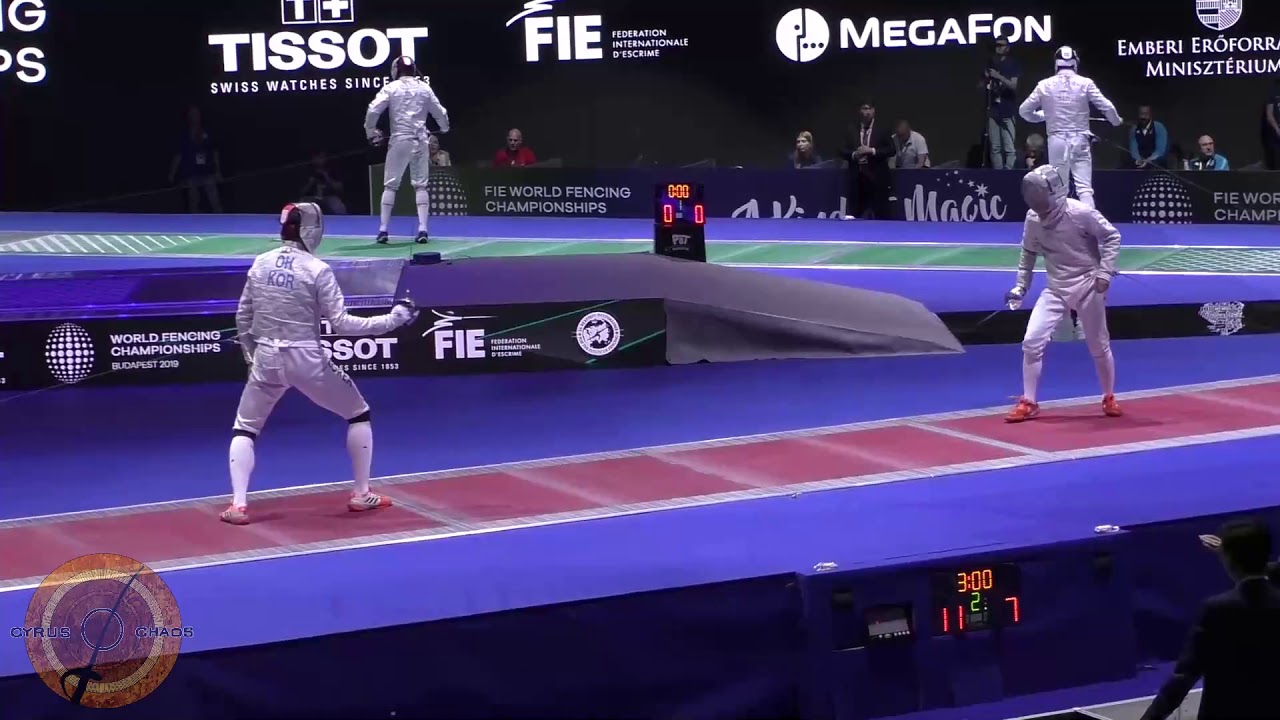 Budapest Worlds SMS 2019 - L64 - Mancheno ESP v Oh KOR