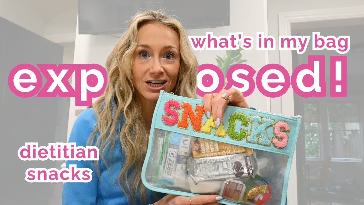 What a Dietitian Really Packs for Travel | Snack Bag Ideas & Unpacking
