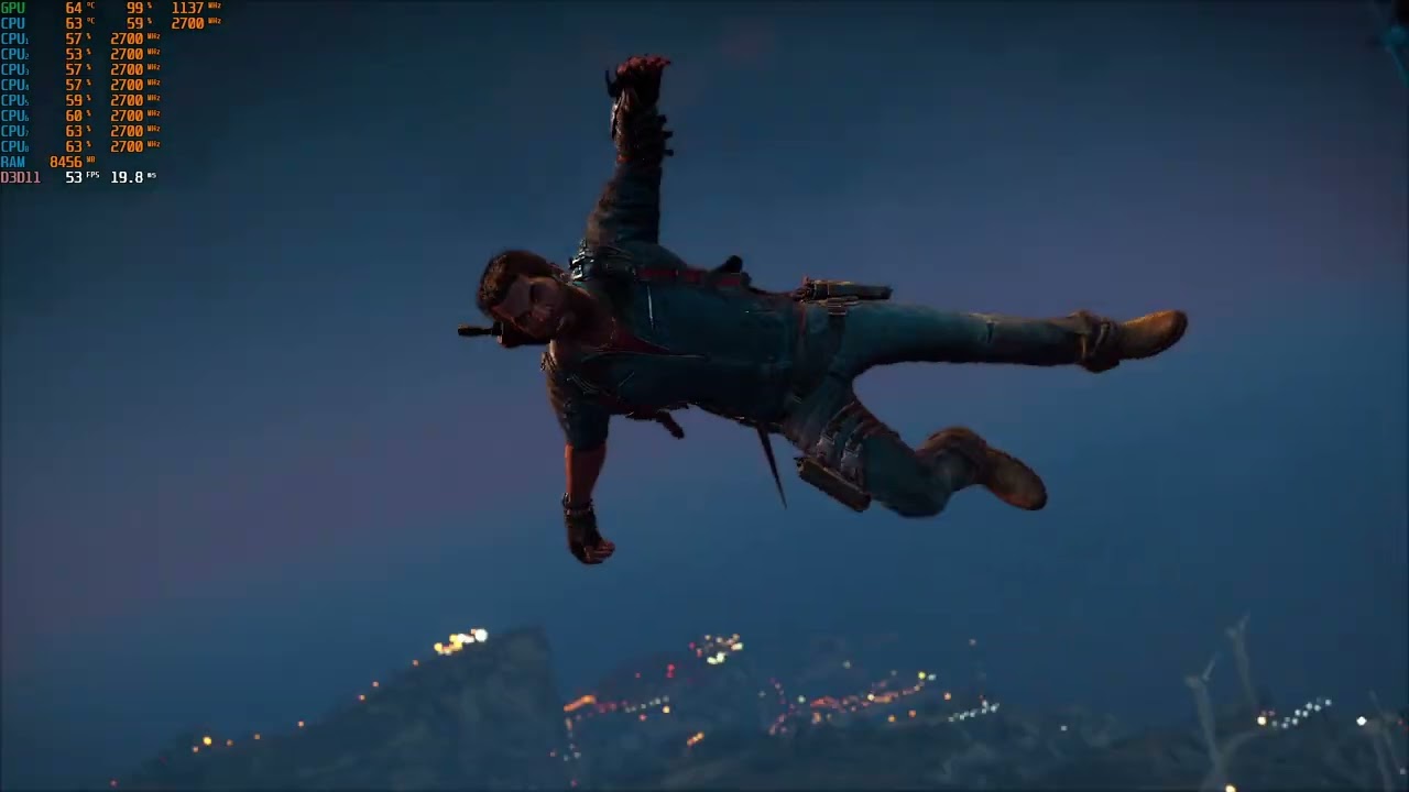Just Cause 3 on Nvidia Quadro M2000M