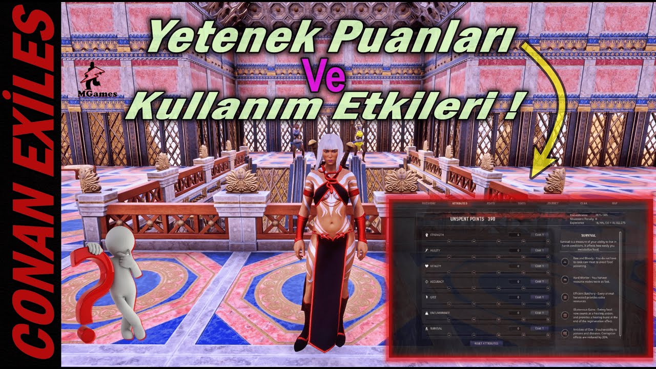 🔴Conan Exiles - Yetenek Puanlarını Nasıl Kullanmalıyız ? /2022