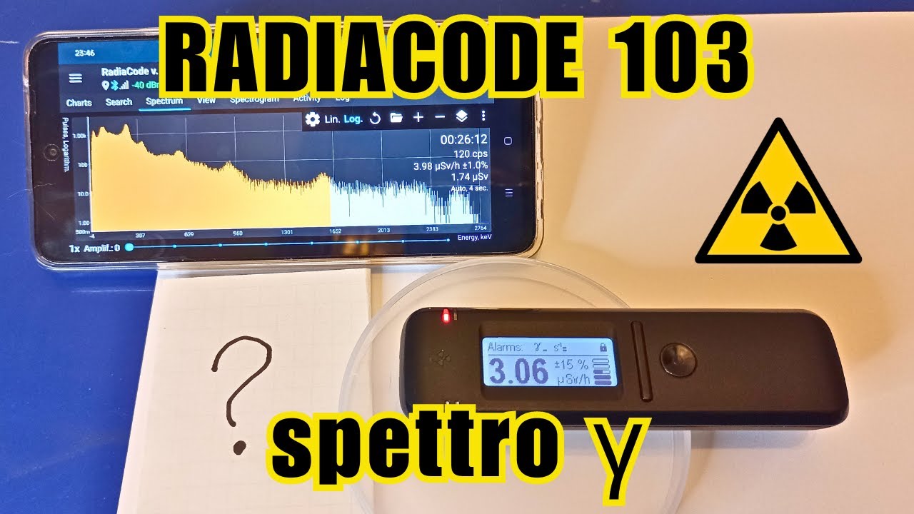 RADIACODE 103 SPETTRO DEI RAGGI GAMMA ☢️