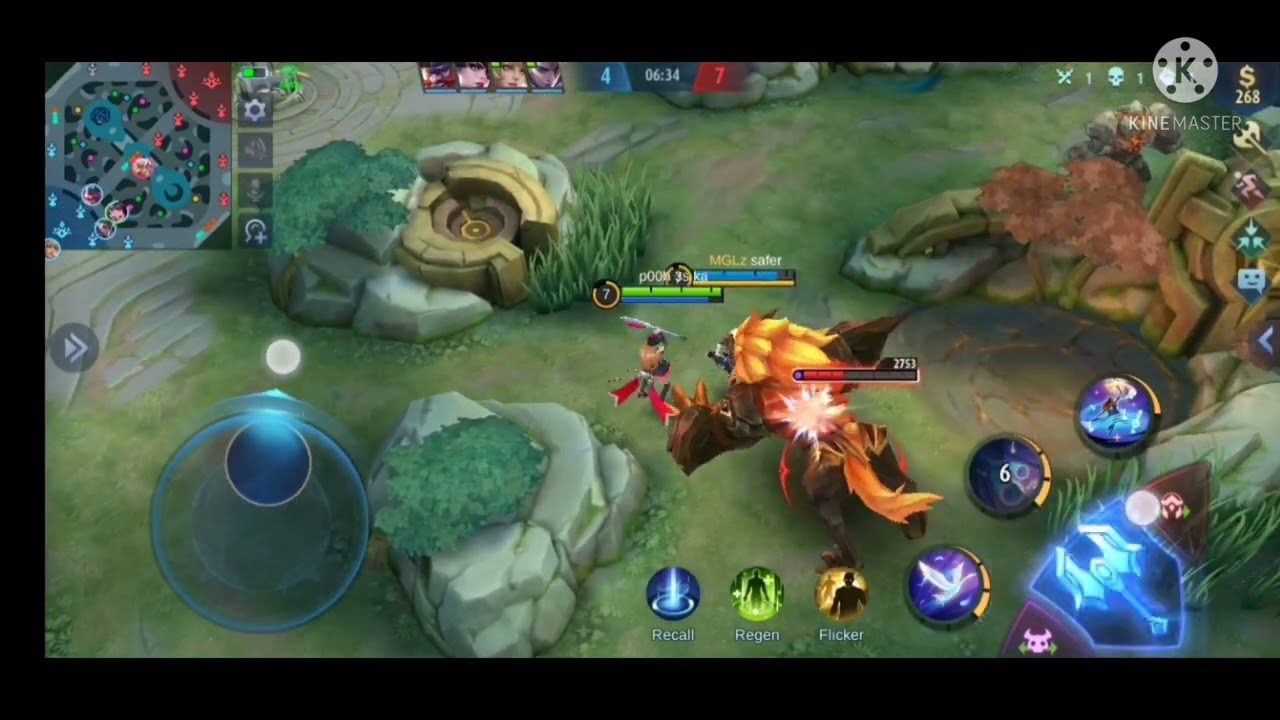Odette's Gameplay#mobilelegends (defeat)