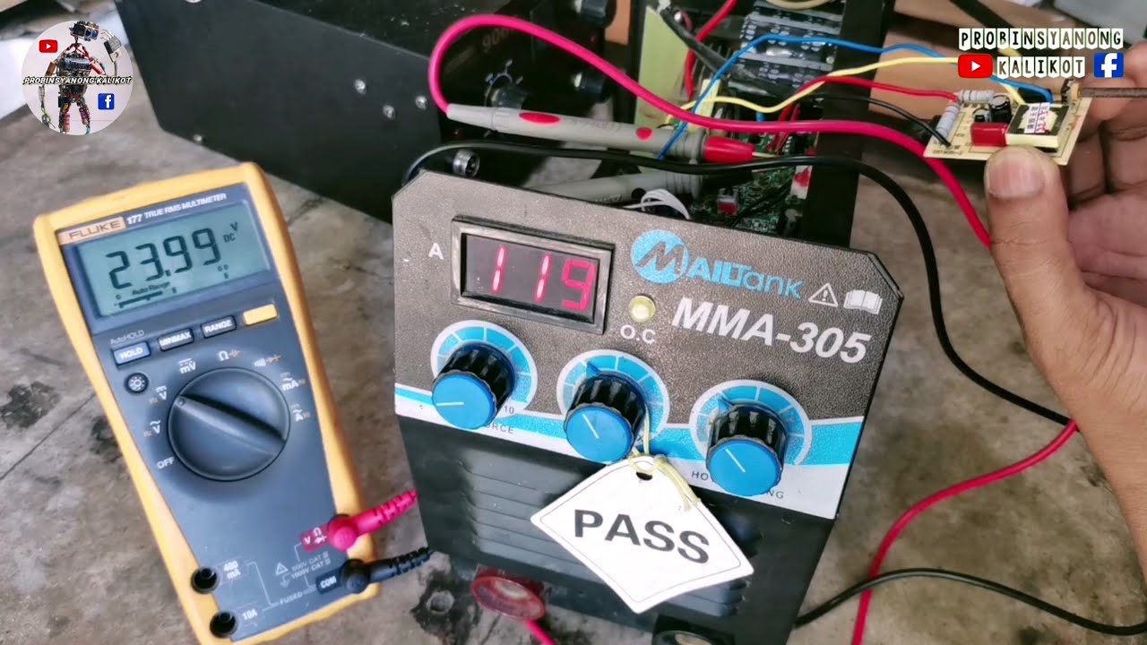 mailtank mma 305 welding machine,no power.how to connect or convert 4 wires module 5-24 volts.