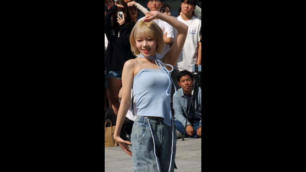 [4K] 230923 아트비트 (ARTBEAT) - 'SUPER SHY' HAEUN FANCAM (하은 직캠) @신촌스타광장 버스킹