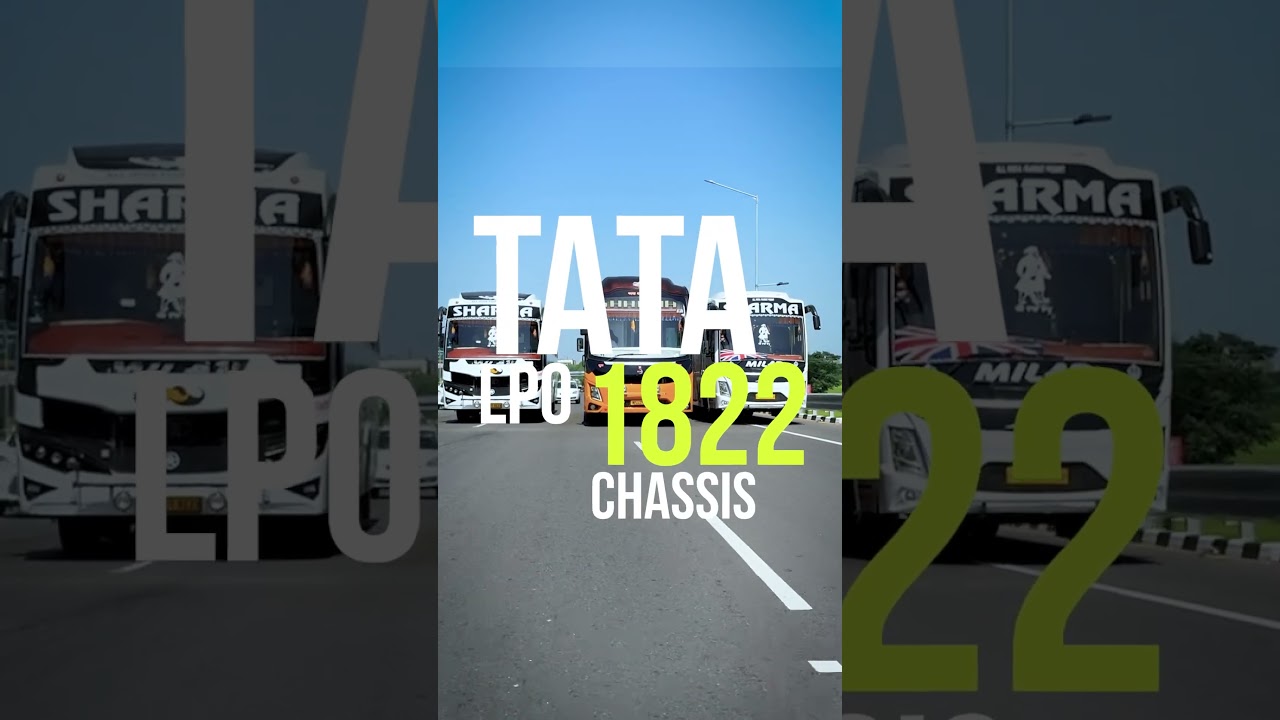 Tata LPO 1822 Chassis - Sharma Tours & Travels Bhatinda Punjab 🔥 #shorts