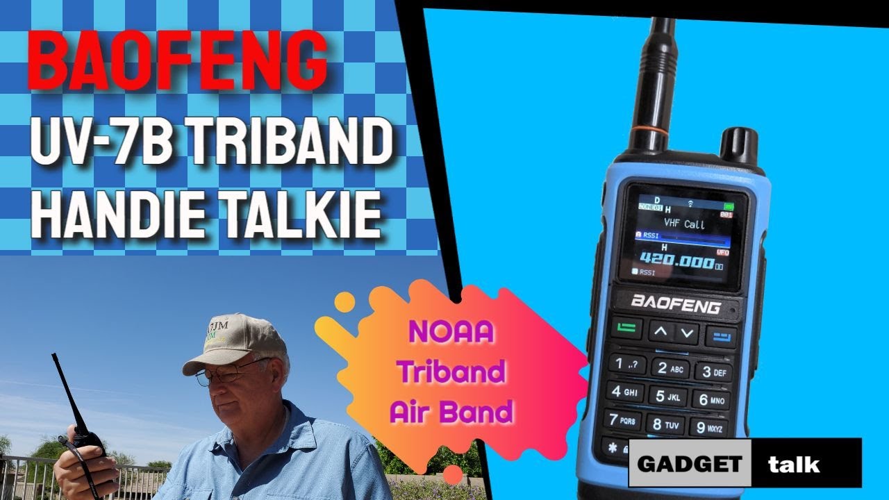 Baofengs New UV-7B Tribander. The latest feature-packed budget class Ham HT from Baofeng.
