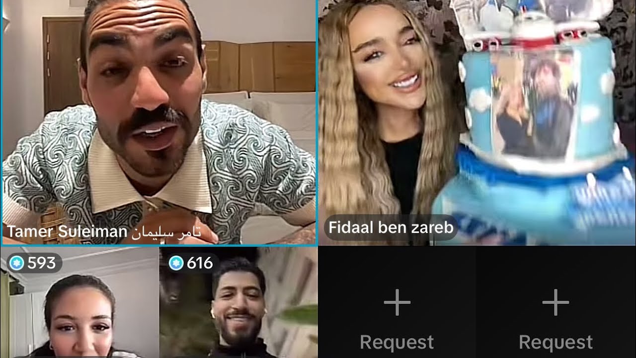مفاجاة فيدال في عيد ميلاده الثلاثين وفصلات منال وايوب التي لا تنهتي وتمنياتهم له ♥