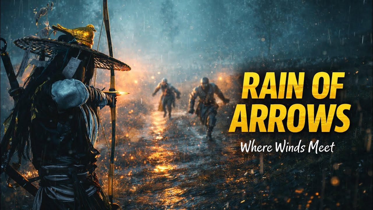 Where Winds Meet - High Level Open World Gameplay 4K Quality | WWM Intense Rain Of Arrows 