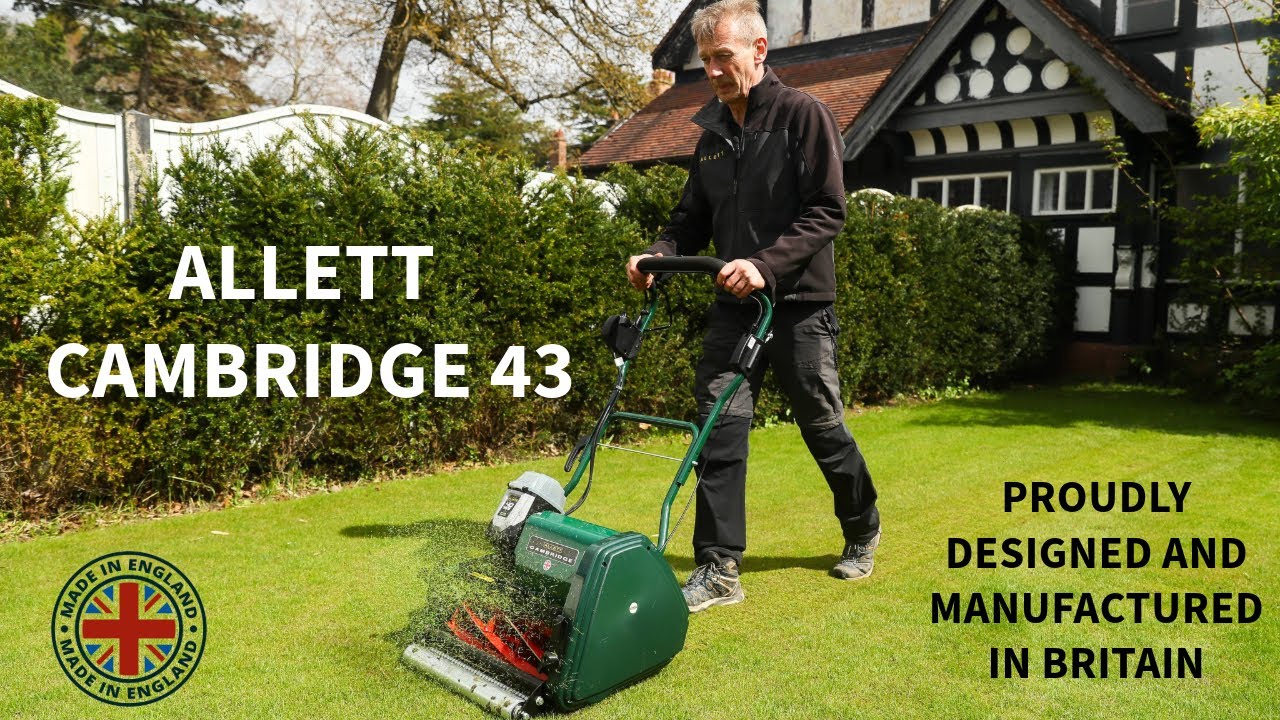 Allett Cambridge - Battery Powered Cylinder Mower Powered by Greenworks