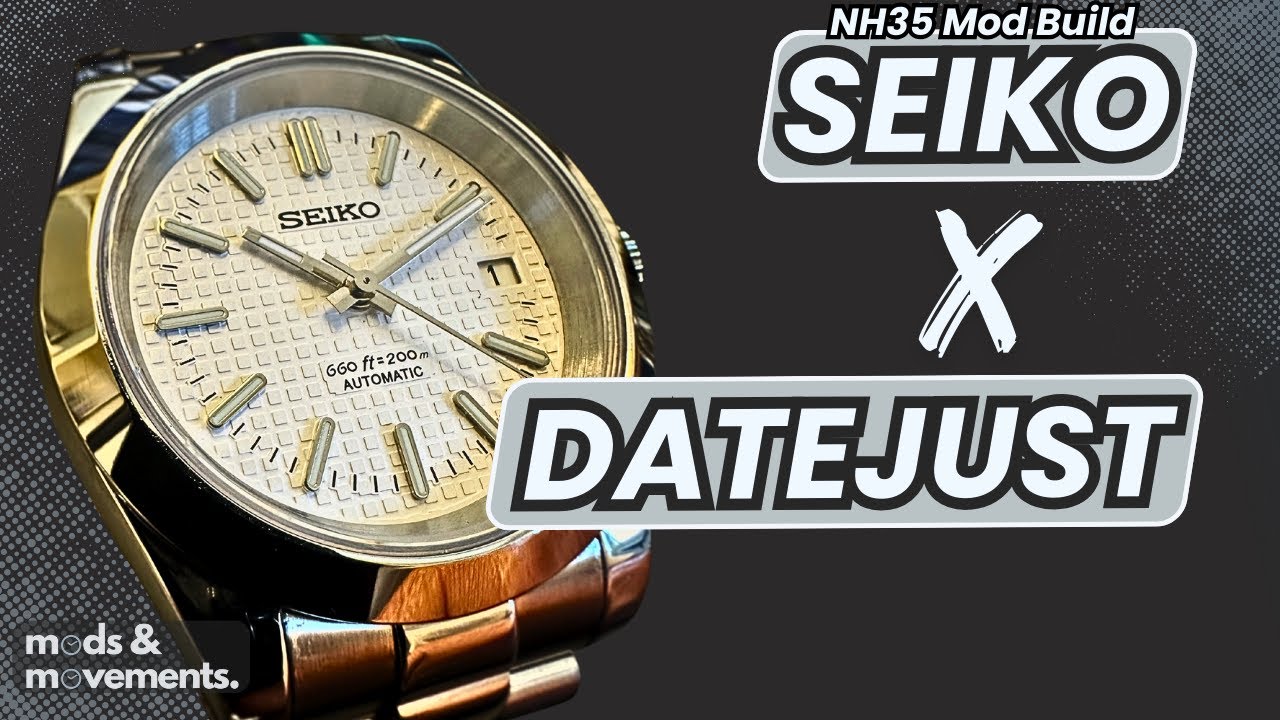 I Built a Seiko × Datejust Mod (NH35 Build)