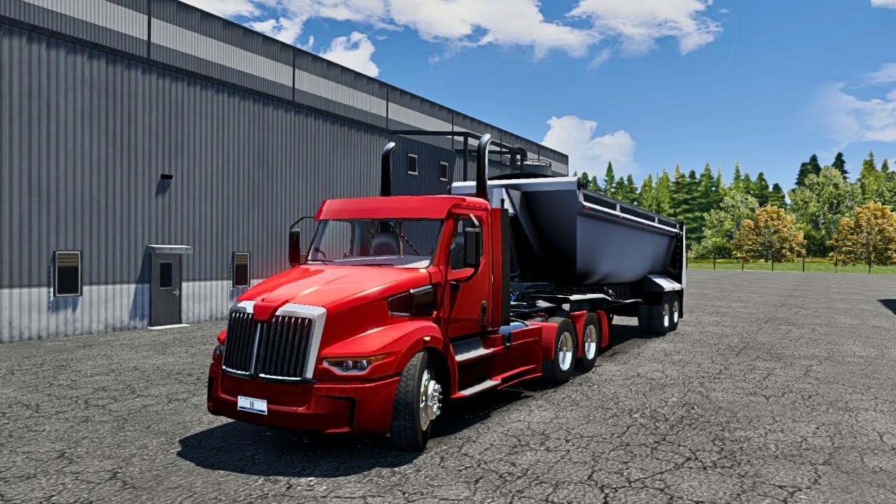 Truck Simulator Big Rigs | Transporting Cement Salem To Portland | Western Star 57X Truck 