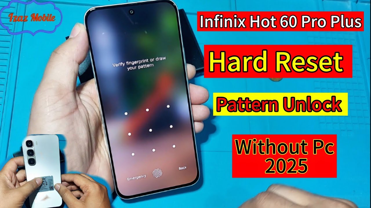 Infinix Hot 60 Pro Plus X6885 Hard Reset & Factory Reset 2025 | Remove Password & Pattern