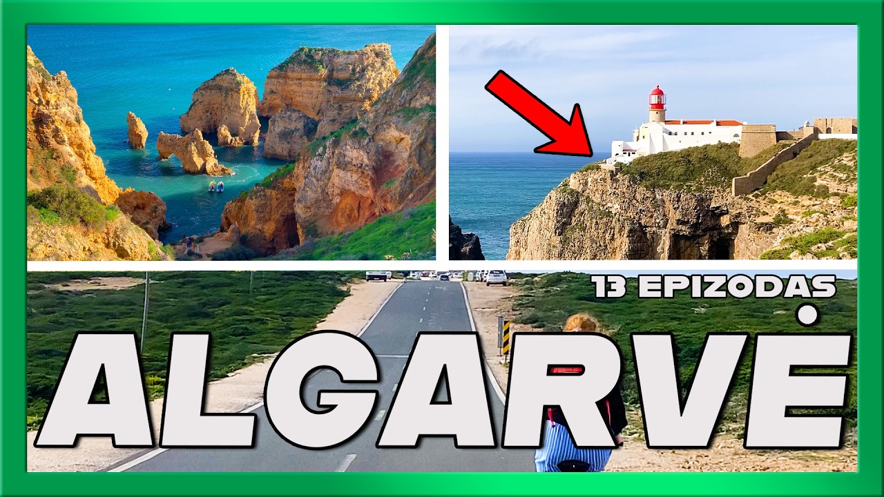 Nuotykiai Algarvėje: Cape San Vincento Grožis, Dviračiai ir Slapti Lagoso Uolų Paplūdymiai S04 E13