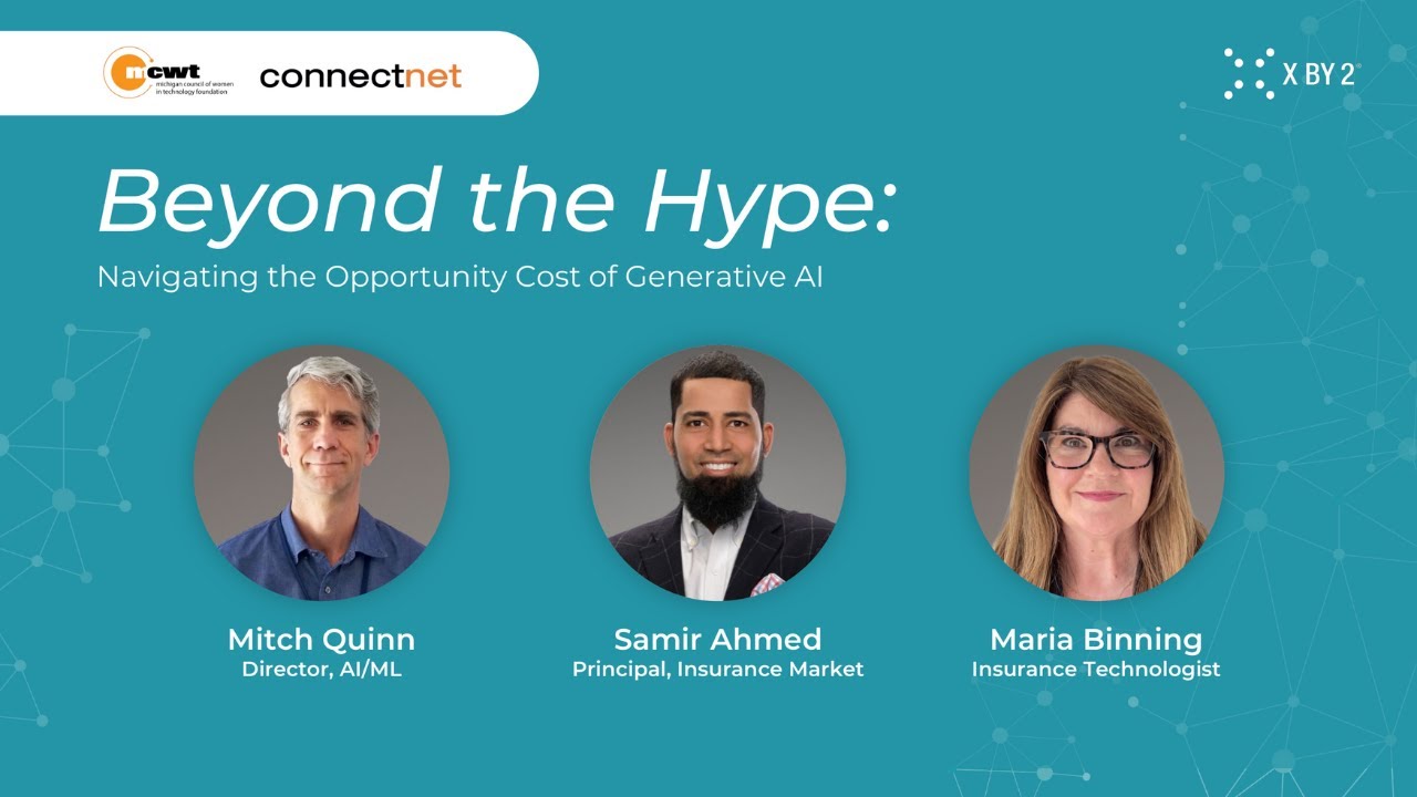 Beyond the Hype: Navigating the Opportunity Cost of Generative AI | MCWT Panel Hosted by X by 2
