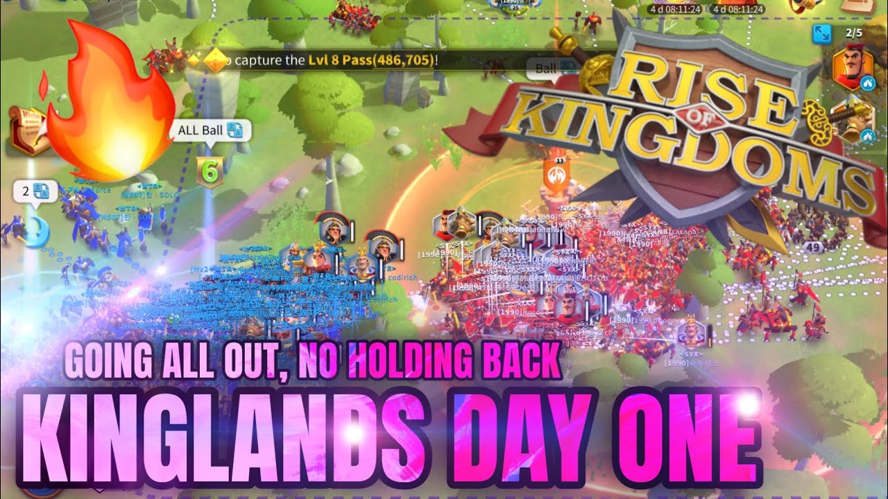 🔥 MASSIVE Fight on FIRST Day of KINGLANDS [Rise of Kingdoms]
