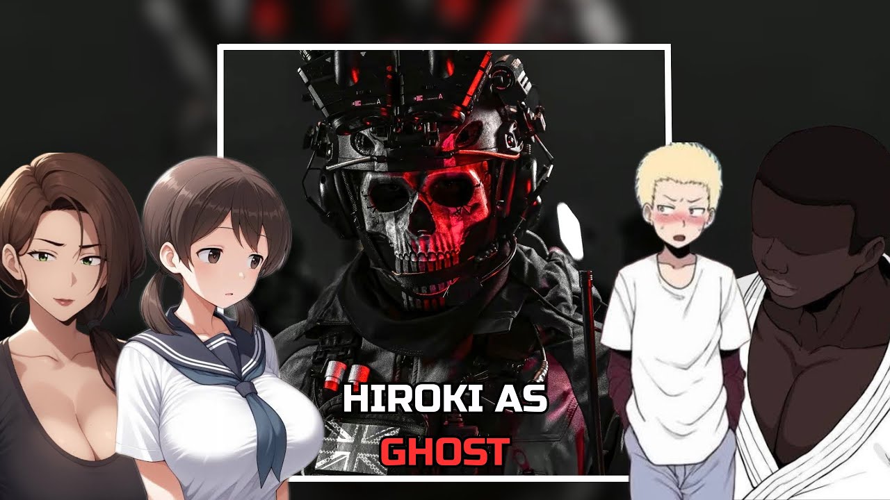 [NTR] Kokujin No Tenkousei React to HIROKI as GHOST | PUT VIDEO ON 2X | Call of Duty | Gacha React