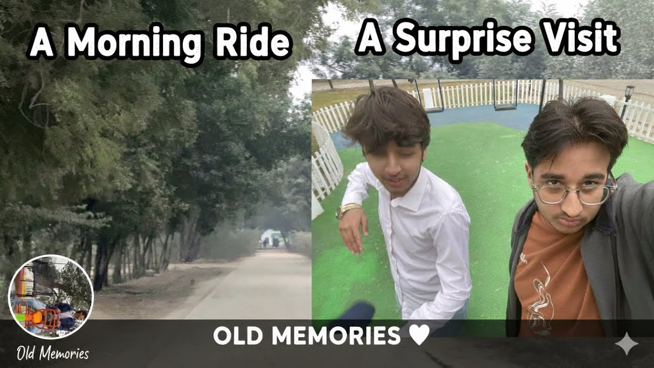 A Morning Ride, Old Memories & A Surprise Visit💕