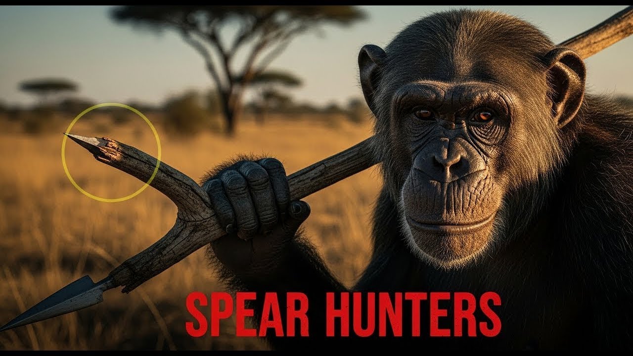 The ONLY Apes That Became SPEAR HUNTERS  A Story Science Can't Explain