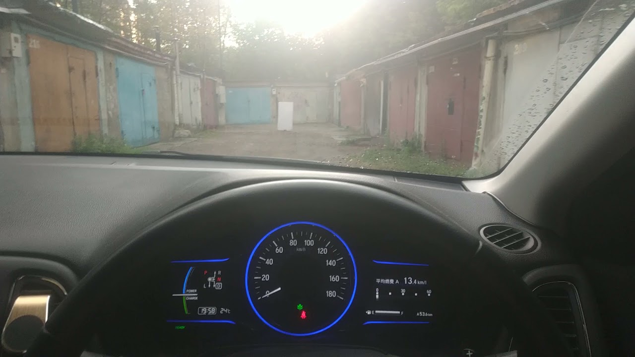 Тест системы CTBA (city break assistant) на Honda Vezel. Работает!