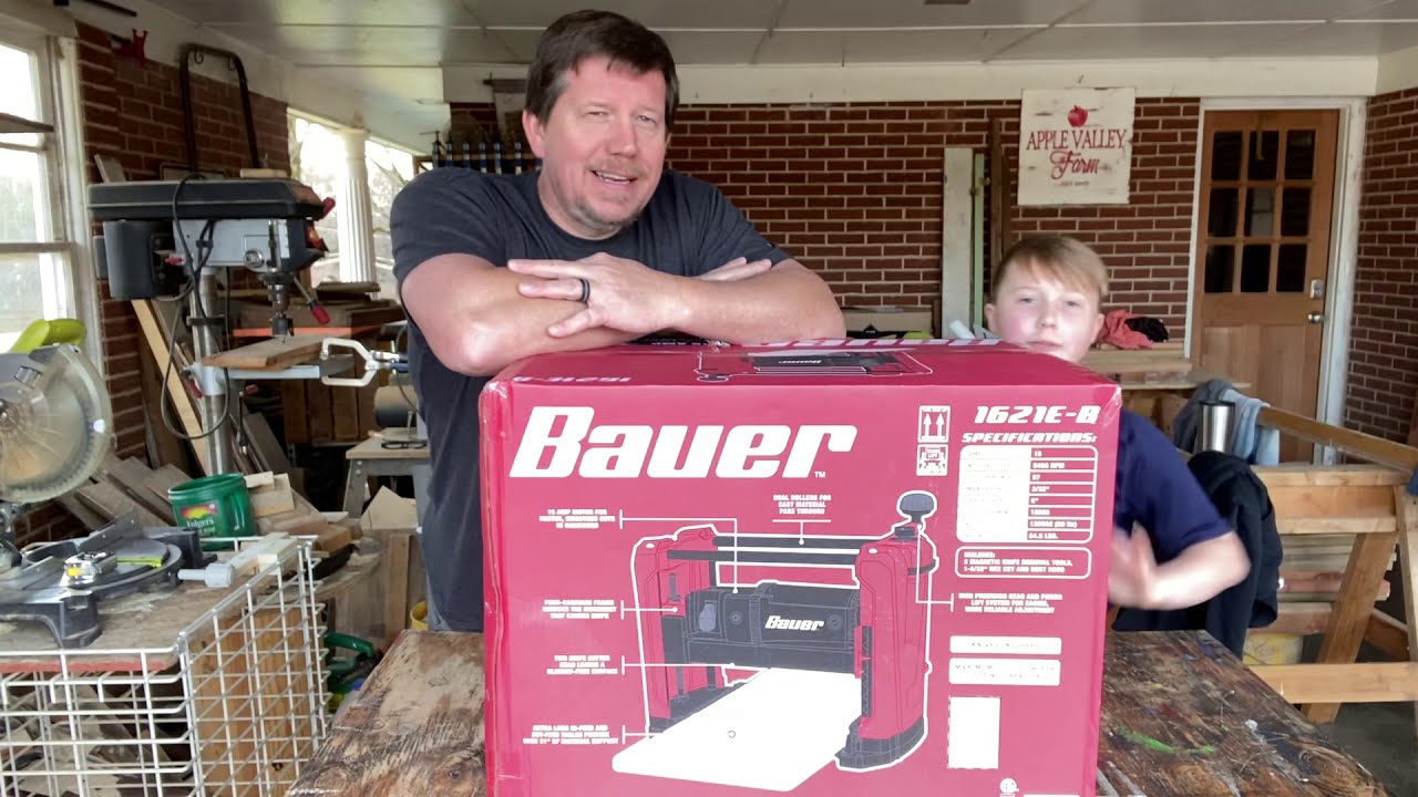 Tool Review: The Bauer Thickness Planer from Harbor Freight